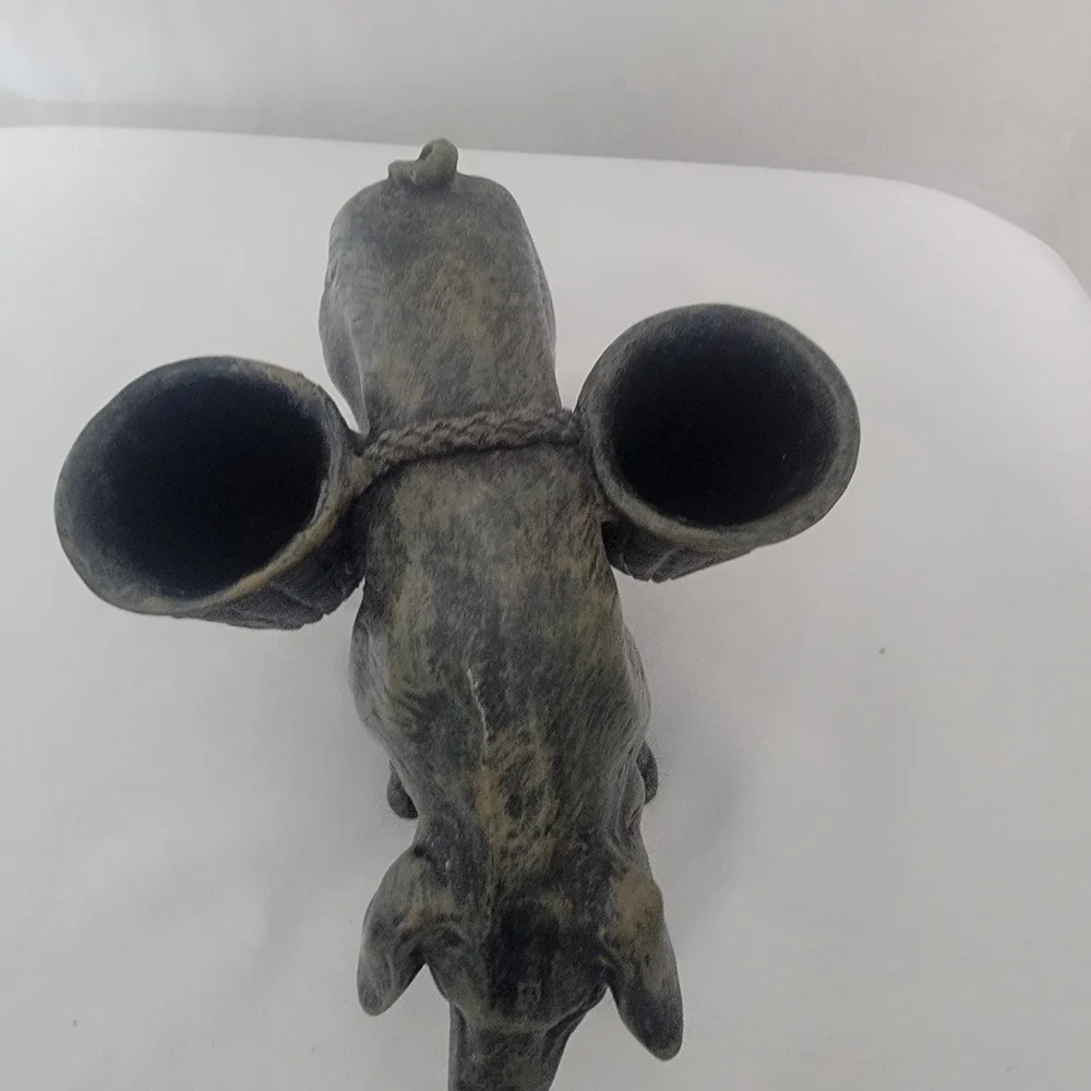 Pig Toothpick/Match Holder Decorative Resin